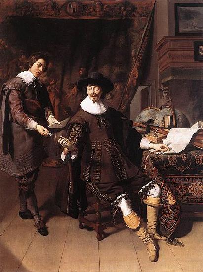 Thomas De Keyser Constantijn Huygens and his Clerk oil painting image